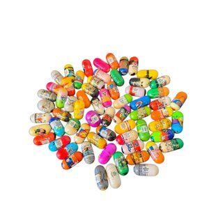 Mighty Beanz Lot Of 65 Pcs Mixed Series
